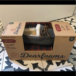 Dearfoams slippers, 9, New in Box